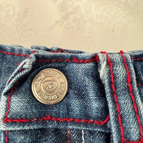 Walt Disney Mickey Mouse Denim Jeans Soccer Sports Theme | Size 12M - Picture 3 of 6